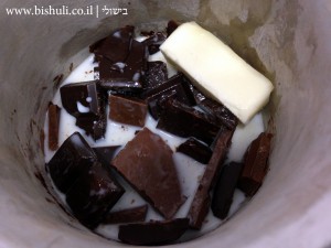 עוגת שכבות קצפת ושוקולד - הכנה 4