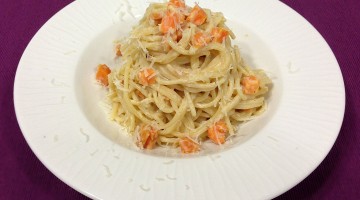 פסטה ברוטב שמנת ובטטה