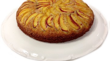 עוגת אפרסקים