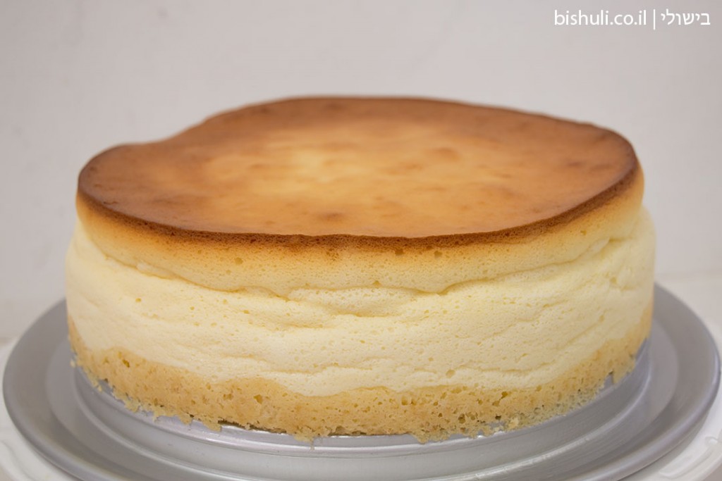 עוגת גבינה אפויה - מבט מקרוב